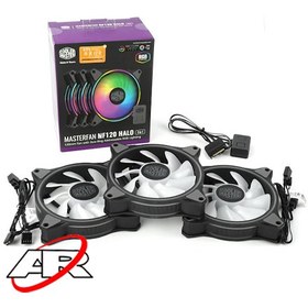 تصویر فن خنک‌کننده کولر مستر مدل Cooler Master MASTERFAN MF120 HALO Cooler Master MASTERFAN MF120 HALO