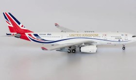 تصویر ماکت هواپیما ایرباس A330-200 نیروی هوایی سلطنتی | NG Model 1:400 Airbus A330-200 Royal Air Force United Kingdom 