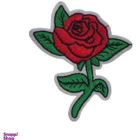 تصویر تکه دوزی مدل گل رز 