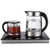 تصویر چای ساز روگن مدل RU1520 ظرفیت ۱.۷ لیتر با کتری پیرکس 