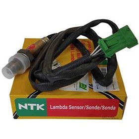 تصویر سنسور اکسیژن سوکت سبز ساژم پژو 206 تیپ 2 و 3 برند NTK اصلی sensor oxygen green socket