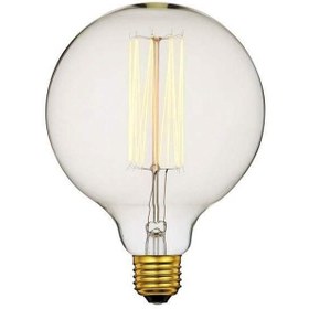 تصویر لامپ ادیسونی فیلامنتی Filament G125 E27 Edison G125 Bulb Lamp E27 40W