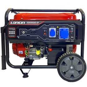 تصویر موتور برق صنعتی 10000 لانسین به همراه دستگاه جوش اینورتری inverter welding generator 10000