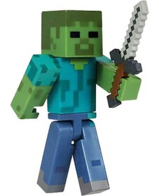 تصویر اکشن فیگور زامبی ماینکرفت Minecraft Zombie Action Figure Minecraft Zombie Action Figure