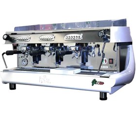 تصویر اسپرسوساز سه گروپ رویال GIESSE multi boiler giesse espresso machine