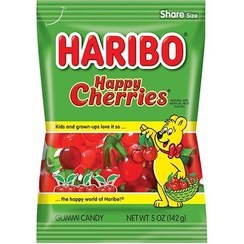 تصویر پاستیل آلبالویی هاریبو 160 گرمی | Haribo Happy Cherries 