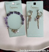 تصویر بنگل و گوشواره سنگی 