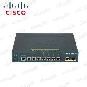 تصویر سوئیچ سیسکو مدل WS-C2960G-8TC-L استوک Cisco WS-C2960G-8TC-L 8Port Switch Stock