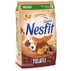 تصویر کورن فلکس رژیمی نسفیت نستله شکلاتی Nestle Nesfit YULAFLI ترکیب دانه های کامل غلات و کاکائو 400 گرم 