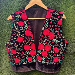 تصویر جلیقه مخمل jm7 