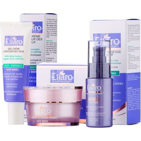 تصویر پک بنفش ضد چروک صورت الارو Ellaro Purple Anti Wrinkle Face Pack