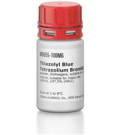 تصویر ام تی تی Thiazolyl Blue Tetrazolium Bromide MTT m5655 