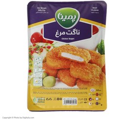 تصویر ناگت مرغ منجمد پمینا ۳۰۰ گرمی 