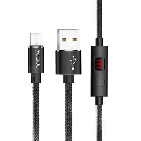 تصویر کابل تبدیل USB به microUSB یسیدو مدل CA-46 طول 1.2 متر 