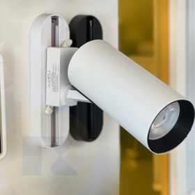 تصویر چراغ ریلی در دو رنگ سفید مشکی ۳۵ وات 