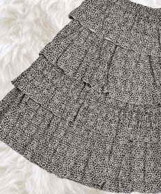 تصویر دامن پلنگی 4 طبقه - 2 