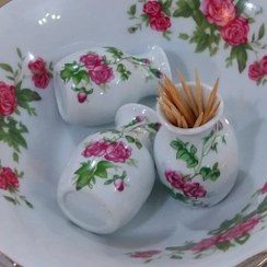 تصویر جا خلال دندان چینی گلسرخی (پس کرایه) 