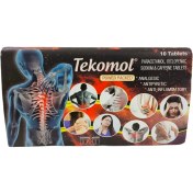 تصویر قرص ضد درد و ضد التهاب Tekomol (تکومول) بسته 10 عددی 
