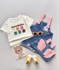 تصویر ست تیشرت بیلر بالدار دخترونه 