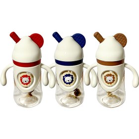 تصویر لیوان آبمیوه خوری 300 میل کودک طرح شیر 