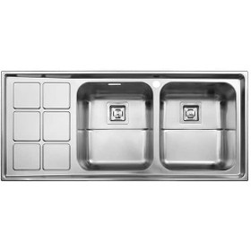 تصویر سینک توکار استیل البرز مدل ۷۶۱ ا Built-in Steel Alborz sink Built-in Steel Alborz sink