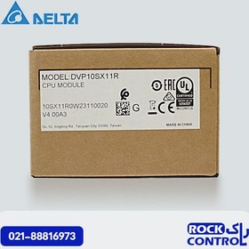 تصویر پی ال سی دلتا DVP10SX11R خروجی رله ای 4 ورودی و 2 خروجی دیجیتال 2 ورودی و 2 خروجی آنالوگ (12بیت) 1 ورودی سرعت بالا 10KHz 1 خروجی سرعت بالا 30KHz 1 پورت RS232 1 پورت RS485 ولتاژ تغذیه 24VDC