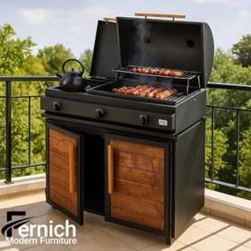 تصویر باربیکیو و منقل گازی زغالی سری z 