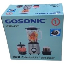 تصویر مخلوط کن و آسیاب کن گوسونیک مدل GSB-437 Gosonic mixer and grinder model GSB-437