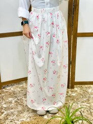 تصویر دامن گل ریز 