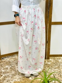 تصویر دامن گل ریز 