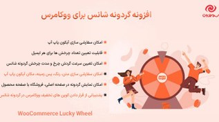 تصویر افزونه گردونه شانس برای ووکامرس | WooCommerce Lucky Wheel 