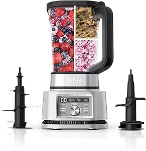 Ninja SS101 Foodi Smoothie Maker & Nutrient Extractor* 1200 WP, 6 Functions  Smoothies, Extractions* Spreads, smartTORQUE, 14-oz. , (2) To-Go Cups 