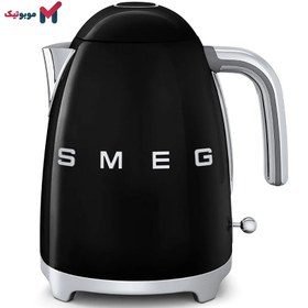 تصویر کتری برقی اسمگ رنگ آبی پاستلی مدل KLF03 smeg kettle KLF03