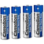 تصویر باتری قلمی کملیون مدل Super Heavy Duty بسته 4 عددی Camelion Super Heavy Duty AA Battery Pack of 4