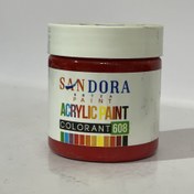 تصویر رنگ کلورانت قرمز ۳۹۰ ساندورا ۳۰۰ گرمی 