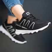 تصویر کتانی مدل سالامون ارسال رایگان موجود از سایز 37تا 44 - مشکی سفید / 42 