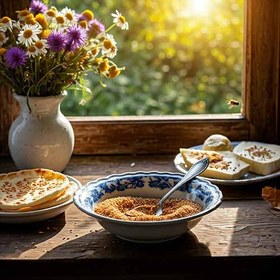 تصویر کنجد قهوه ای 