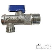 تصویر شیر پیسوار برنجی فیلتر دار 3/8 