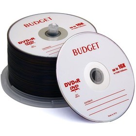 تصویر DVD خام 4.7 گیگ باجت بسته 50 عددی 