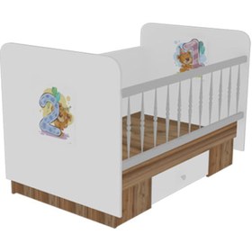 تصویر تخت ننو نوزاد مدل هپی 