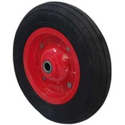 تصویر چرخ فرغون توپر سایز ۳۵ بارینگ فولادی 