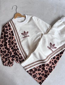 تصویر ست پوشاک دخترانه پلنگی سایز ۱ تا ۲ سال 