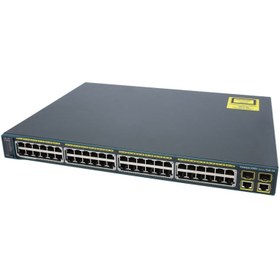 تصویر سوییچ سیسکو مدل WS-C2960-48PST-L استوک CISCO Switch WS-C2960-48PST-L Stock