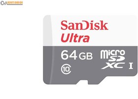 تصویر کارت حافظه میکرو اس دی سن دیسک SanDisk Ultra 64GB - B ا SanDisk Ultra 64GN3MA 64GB 80MB/s microSDXC UHS-I SanDisk Ultra 64GN3MA 64GB 80MB/s microSDXC UHS-I