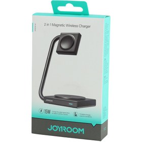 تصویر هولدر و شارژر وایرلس Joyroom JR-WQN05 15W Joyroom JR-WQN05 15W Holder With Wireless Charger