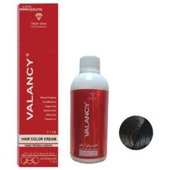 تصویر کیت رنگ مو والانسی شماره 1.0 رنگ مشکی 1.0 VALANCY Black Hair Color 100 m