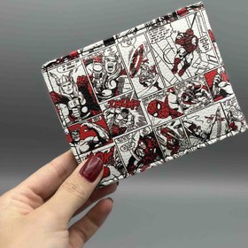 تصویر کیف پول چرمی اسپایدرمن 