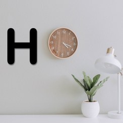 تصویر استیکر چوبی طرح حروف انگلیسی H کد 202 
