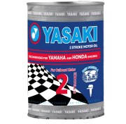 تصویر روغن موتور سیکلت یاساکی دوزمانه حجم 1لیتر Yasaki motorcycle oil