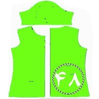 تصویر الگو لباس کشی تک سایز 48 